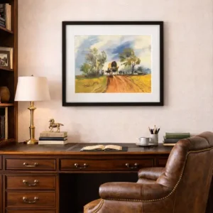 Across the old country road