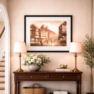 Classic entryway with timeless charm